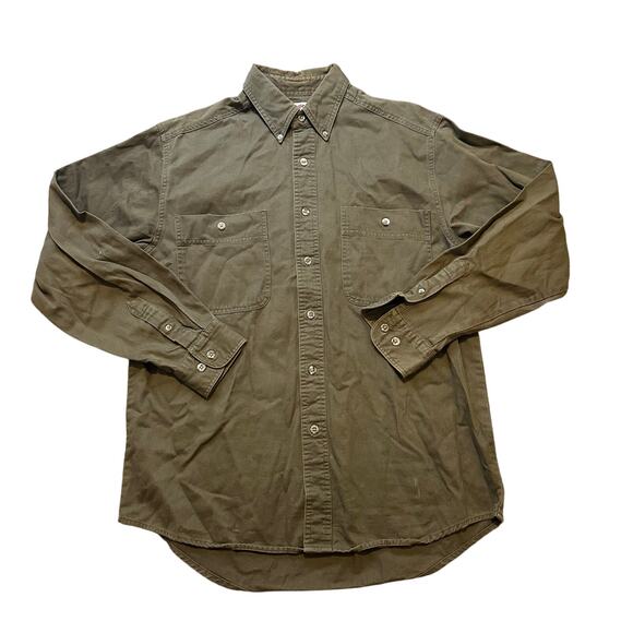 Wrangler Other - WRANGLER RUGGED WEAR Men's Long Sleeve Button Down Work Shirt Size M